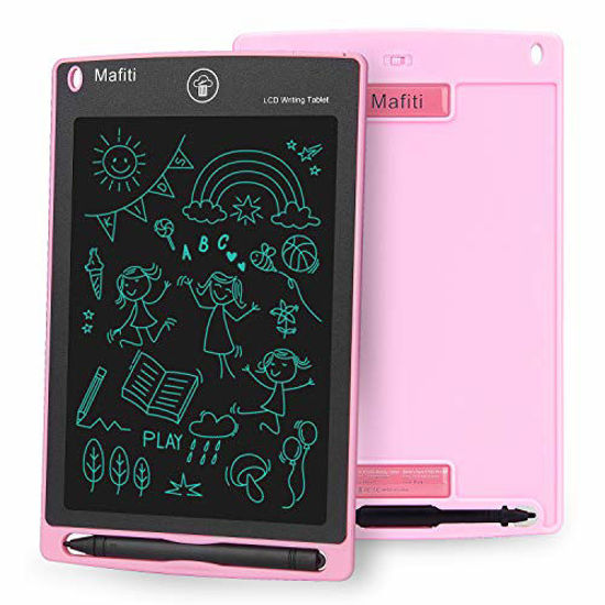 Picture of Mafiti LCD Writing Tablet 8.5 Inch Electronic Writing Drawing Pads Portable Doodle Board Gifts for Kids Office Memo Home Whiteboard Pink