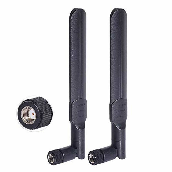 Picture of Bingfu 4G LTE Cellular Trail Camera Antenna 8dBi RP-SMA Male Antenna (2-Pack) Compatible with 4G LTE Cellular Trail Camera Game Camera Wildlife Hunting Camera Outdoor Mobile Security Camera