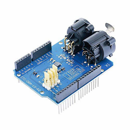 Picture of CQRobot DMX Shield MAX485 Chipset Compatible with Arduino Motherboard (RDM Capable), Device into DMX512 Network, LED/Music Remote Device Management Capable, Extended DMX Master.