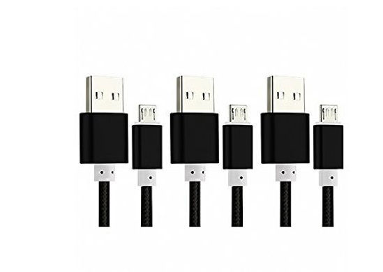 Picture of 3Pack Micro USB Cable for All Amazon Kindle Fire HD,Kindle Paperwhite, Kindle Touch, Kindle Keyboard, Kindle DX 5ft 2.0 USB to Micro-USB Cable