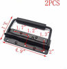 Picture of MTMTOOL Set of 2 Black Surface Mount Spring Loaded Speaker Handles for PA Speakers,Rack Cases,4.9" x 3.1"