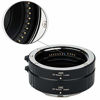 Picture of JJC RF Mount Auto Focus Macro Extension Tube Set for Canon EOS R R5 R6 RP Full Frame Mirrorless Camera and Canon RF Mount Lenses, Great Tool for Macro Photography