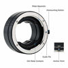 Picture of JJC RF Mount Auto Focus Macro Extension Tube Set for Canon EOS R R5 R6 RP Full Frame Mirrorless Camera and Canon RF Mount Lenses, Great Tool for Macro Photography