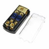 Picture of ZOOKOTO Copper Distribution Block, 0GA(4/6/8/10) GA to 4(6/8/10) GA 60 Amp Mini ANL 2 Way Fuse Holder