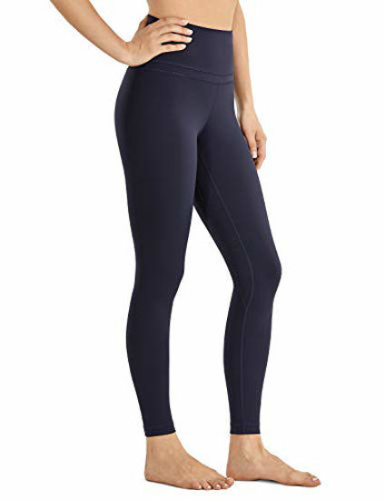 CRZ YOGA Women's Naked Feeling Workout Leggings 25 Inches - High Waisted Yoga  Pants with Side Pockets Athletic Running Tights Black XX-Small at   Women's Clothing store