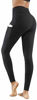 Picture of Lingswallow High Waist Yoga Pants - Yoga Pants with Pockets Tummy Control, 4 Ways Stretch Workout Running Yoga Leggings (Black, XX-Large)