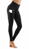 Picture of Lingswallow High Waist Yoga Pants - Yoga Pants with Pockets Tummy Control, 4 Ways Stretch Workout Running Yoga Leggings (Black, XX-Large)