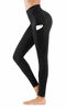 Picture of Lingswallow High Waist Yoga Pants - Yoga Pants with Pockets Tummy Control, 4 Ways Stretch Workout Running Yoga Leggings (Black, XX-Large)