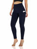 Picture of ODODOS Women's High Waisted Yoga Pants with Pocket, Workout Sports Running Athletic Pants with Pocket, Full-Length,Deep Navy,Large