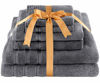 Picture of American Soft Linen 6-Piece 100% Turkish Genuine Cotton Premium & Luxury Towel Set for Bathroom & Kitchen, 2 Bath Towels, 2 Hand Towels & 2 Washcloths [Worth $72.95] - Grey