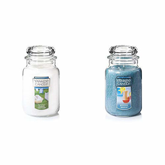 GetUSCart- Yankee Candle Large Jar Candle Clean Cotton & Candle