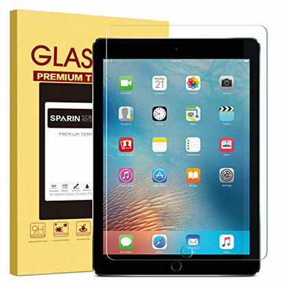 Picture of SPARIN Screen Protector Compatible with iPad 6th Generation 9.7 inch, Tempered Glass Compatible with iPad 9.7