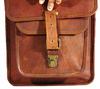 Picture of Satchel and Fable Leather I Pad Messenger Tablet Cross Body Shoulder Bag 11 Inch