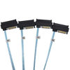 Picture of CABLEDECONN Mini SAS 36 SFF-8087 to (4) SFF-8482 Connectors with SATA Power 1m