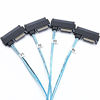 Picture of CABLEDECONN Mini SAS 36 SFF-8087 to (4) SFF-8482 Connectors with SATA Power 1m