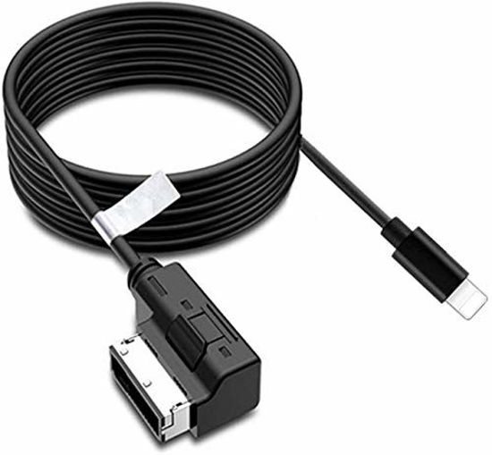 Picture of AMI Music Interface Char-ge Aux Cable Compatible with A3/A4/A5/A6/A8/S4/S6/S8/Q5/Q7/R8/TT with MMI 3G+ System (1M Length)