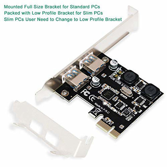 Getuscart Febsmart Ports Usb Super Fast Gbps Pci Express Pcie Expansion Card For