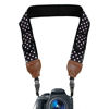 Picture of USA GEAR TrueSHOT Camera Strap with Polka Dot Neoprene Pattern , Accessory Pockets and Quick Release Buckles - Compatible With Canon , Nikon , Sony and More DSLR , Mirrorless , Instant Cameras