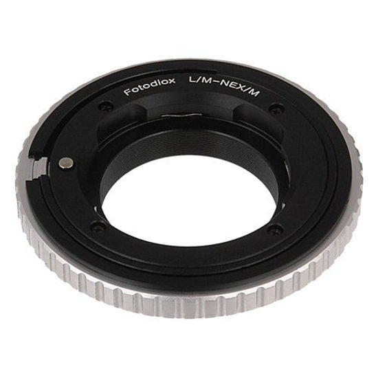 Picture of Fotodiox Lens Mount Adapter, Leica M Lens to Sony E-Mount NEX Camera with Macro Focusing Helicoid, Leica M - NEX Macro; fits Sony NEX 3, 5, 7 and NEX FS-100, VG10