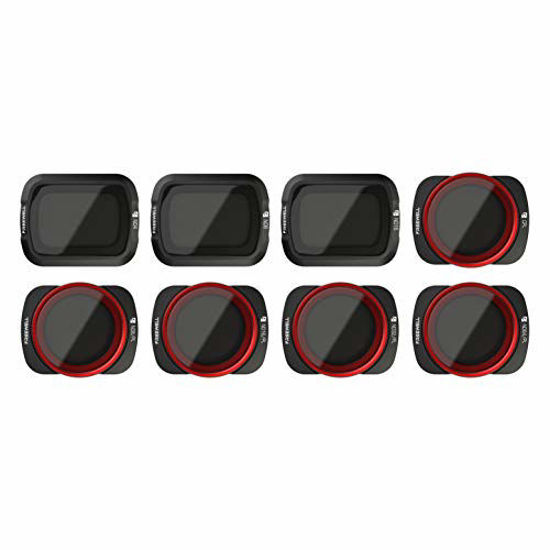 Picture of Freewell All Day - 4K Series - 8Pack ND4, ND8, ND16, CPL, ND8/PL, ND16/PL, ND32/PL, ND64/PL Camera Lens Filters for DJI Osmo Pocket, Pocket 2