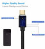 Picture of USB C to 3.5MM Audio Adapter - USB Type C to AUX Headphone Jack Hi-Res DAC Cable Adapter for Pixel 4 Galaxy S20 Ultra Z Flip S20+ Note 20 OnePlus 7T and More