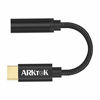 Picture of USB C to 3.5MM Audio Adapter - USB Type C to AUX Headphone Jack Hi-Res DAC Cable Adapter for Pixel 4 Galaxy S20 Ultra Z Flip S20+ Note 20 OnePlus 7T and More