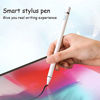 Picture of DOGAIN Active Stylus Pen for Android,iOS, iPad/iPad 2/New iPad 3/iPad4/iPad Pro/iPad Mini/iPad Mini 2/3 /4 and Most Tablet,1.5mm Fine Point Rechargeable Digital Stylus PenWhite