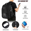 Picture of Extra Large Backpack for Men 50L,Durable Travel Laptop Backpack Gifts for Women Men with USB Charging Port,TSA Friendly Big Business Computer Bag College School Bookbags Fit 17 Inch Laptops,Black