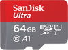 Picture of SanDisk 64GB Ultra microSDHC UHS-I Memory Card with Adapter - 120MB/s, C10, U1, Full HD, A1, Micro SD Card - SDSQUA4-064G-GN6MA