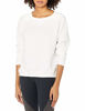 Picture of Hanes Women's V-Notch Pullover Fleece Sweatshirt, White, Medium