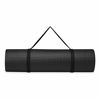 Picture of Gaiam Essentials Thick Yoga Mat Fitness and Exercise Mat With Easy-Cinch Yoga Mat Carrier Strap, Black, 72"L X 24"W X 2/5 Inch Thick