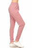 Picture of Leggings Depot JGA128-MAUVE-XL Solid Jogger Track Pants w/Pockets, X-Large