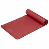 Picture of Gaiam Essentials Thick Yoga Mat Fitness & Exercise Mat with Easy-Cinch Yoga Mat Carrier Strap, Red, 72"L x 24"W x 2/5 Inch Thick