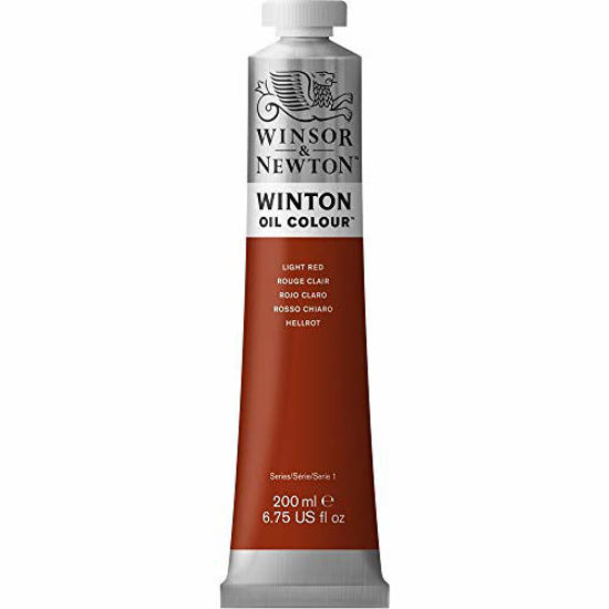 Picture of Winsor & Newton 1437362 Winton Oil Color Paint, 200-ml Tube, Light Red