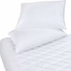 Picture of Utopia Bedding Quilted Fitted Mattress Pad (Queen) - Mattress Cover Stretches up to 16 Inches Deep - Mattress Topper