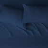 Picture of Amazon Basics Microfiber Sheet Set, Queen, Navy Blue