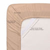 Picture of 1500 Thread Count 3pc Bed Sheet Set Egyptian Quality Deep Pocket - All Size, 12 Colors - Twin, Taupe