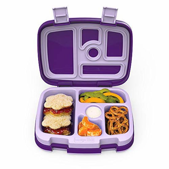 Bentgo Kids' Prints Leak-proof, 5 Compartment Bento-Style Lunch Box