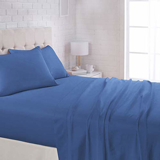 Picture of Amazon Basics Lightweight Super Soft Easy Care Microfiber Sheet Set with 14" Deep Pockets