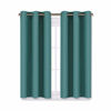 Picture of NICETOWN Bedroom Curtain Panels Blackout Draperies, Thermal Insulated Solid Grommet Blackout Curtains/Drapes (Sea Teal, One Pair, 29 by 45-Inch)