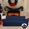 Picture of Easy-Going Stretch Sofa Slipcover 1-Piece Couch Sofa Cover Furniture Protector Soft with Elastic Bottom for Kids, Spandex Jacquard Fabric Small Checks(Sofa,Navy