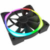 Picture of NZXT AER RGB 2 - HF-28120-B1 - 120mm - Advanced Lighting Customizations - Winglet Tips - Fluid Dynamic Bearing - LED RGB PWM Fan for Hue 2 - Single (HUE2 Lighting Controller Not Included)