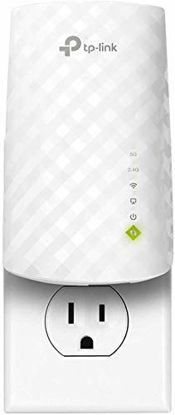 Picture of TP-Link AC750 WiFi Extender (RE220), Covers Up to 1200 Sq.ft and 20 Devices, Up to 750Mbps Dual Band WiFi Range Extender, WiFi Booster to Extend Range of WiFi Internet Connection