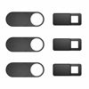 Picture of Webcam Cover 6-Pack, Web Camera Cover Slide Ultra-Thin for Laptop, iMac, MacBook Pro, Mac, Computer, Smart Phone, Tablets Slider Camera Blocker Protect Your Privacy & Security (Black)