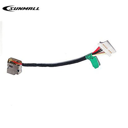 Picture of SUNMALL Replacement 799736-F57 799736-Y57 DC Jack Power Plug In Charging Port Connector Socket with Wire Cable Harness For hp 15-AC 15-AC163NR 15-AC063NR 15-AC113CL 15-AC121DX 15-AC161NR Series Laptop