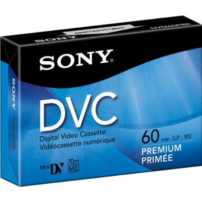 Picture of Premium-Grade miniDV Videocassette - 60 min, Single