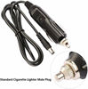 Picture of SPARKING DC 5.5 x 2.1mm Car Charger Power Supply Cord - 12v -24v 4FT Cigarette Lighter Male Plug to DC Connector 5.5 x 2.1mm Cable