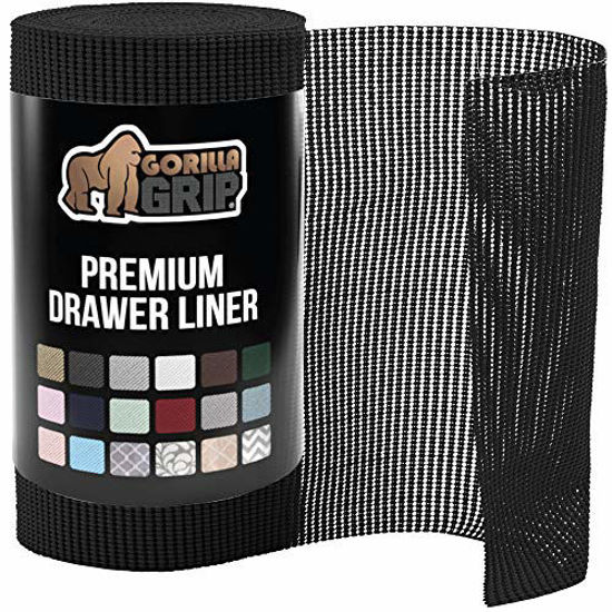 Drawer and Shelf Liner, Non Adhesive Roll, 20 inch x 30 ft, Durable and Strong, Grip Liners for Drawers, Shelves, Cabinets, Storage, Kitchen and Desks