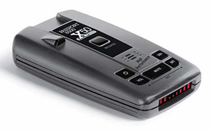 Picture of Escort Passport 8500 X50 Radar Detector - Extended Long Range, AutoMute, AutoSensitivity, Audible Alerts, Adjustable LED Display, Signal Strength Meter, Grey, 1.25"X2.85"X5.32"