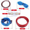 Picture of Muzata 10 Gauge Amplifier Installation Kit with RCA Interconnect and Speaker Wire, Car Audio Subwoofer Wire, AMP Wiring, Auto Audio Cables